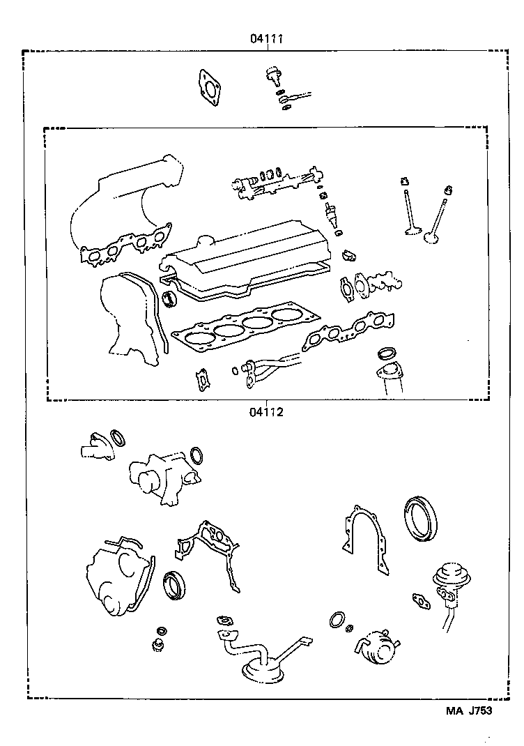  SCEPTER WG CP |  ENGINE OVERHAUL GASKET KIT