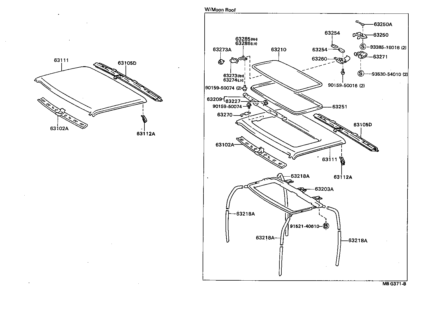  HILUX |  ROOF PANEL BACK PANEL