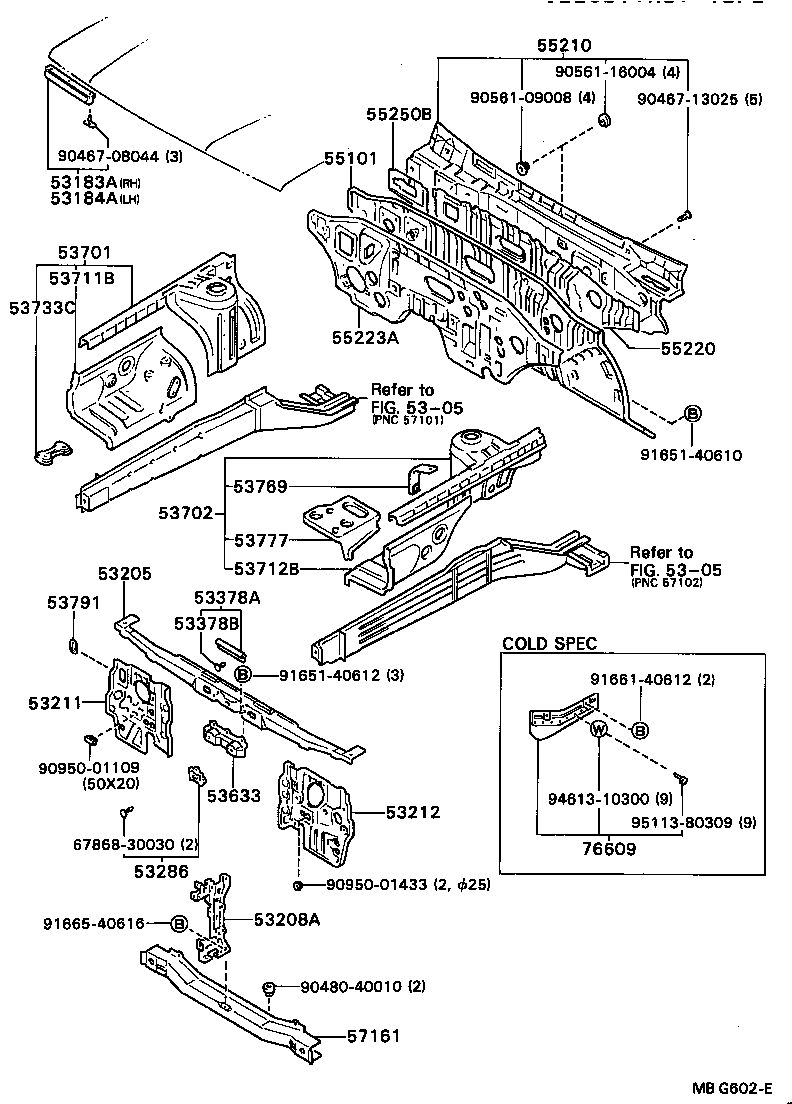  MARK 2 |  FRONT FENDER APRON DASH PANEL