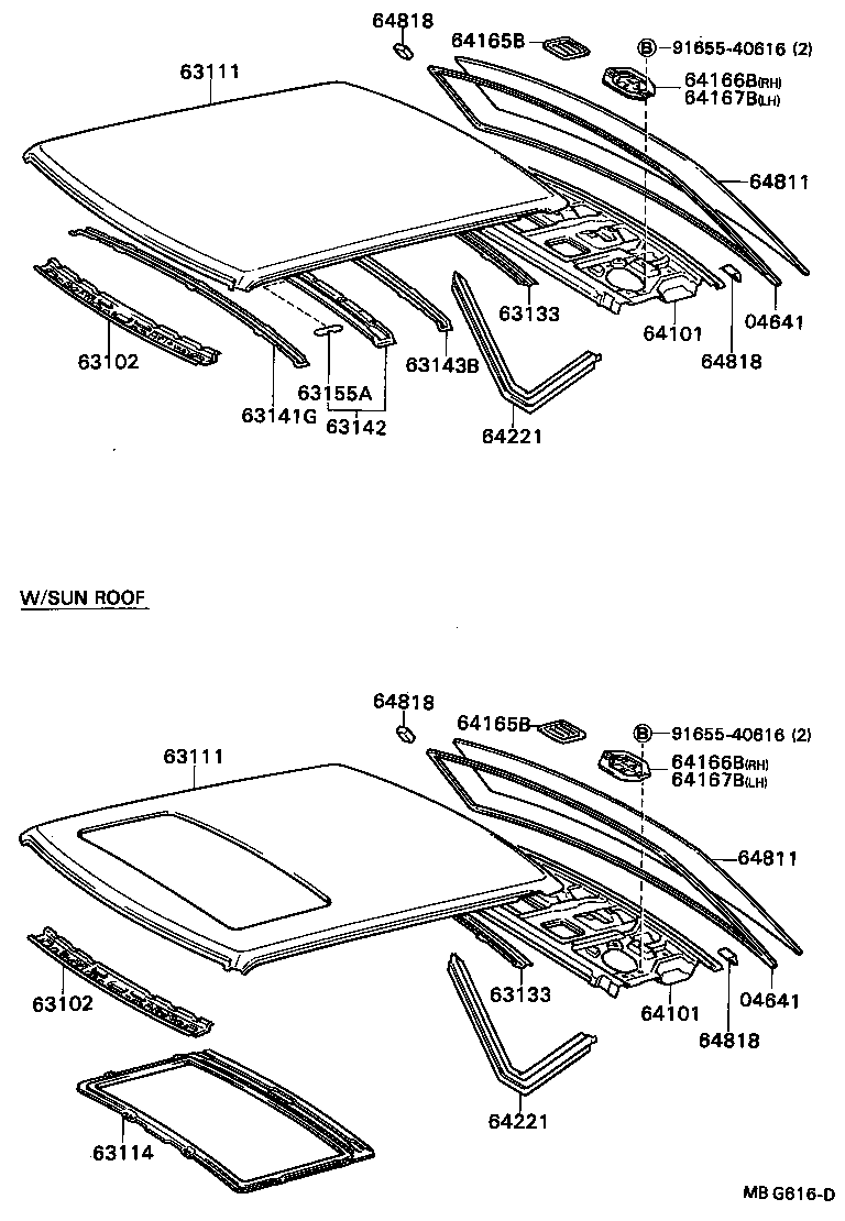MARK 2 | ROOF PANEL BACK WINDOW GLASS