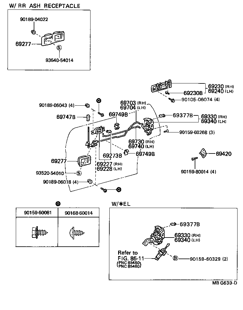  MARK 2 |  REAR DOOR LOCK HANDLE