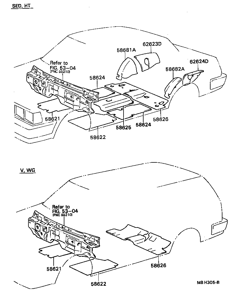  MARK 2 |  DASH SILENCER BOARD FLOOR SILENCER PAD