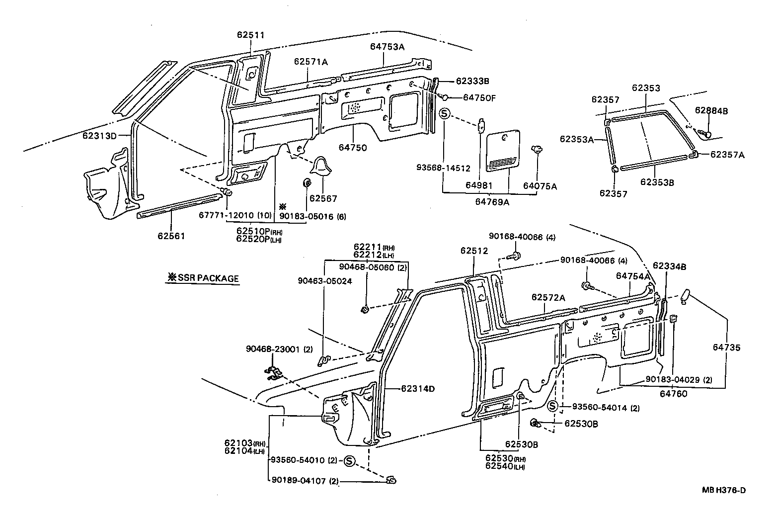  HILUX |  INSIDE TRIM BOARD