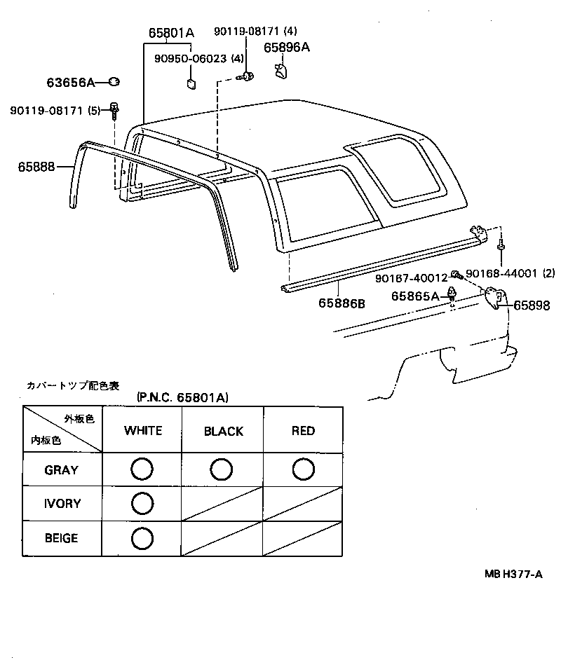  HILUX |  COVER TOP