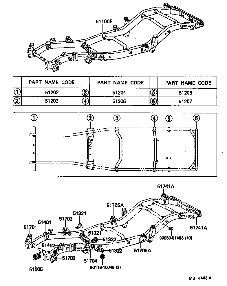  LAND CRUISER S T H T |  FRAME