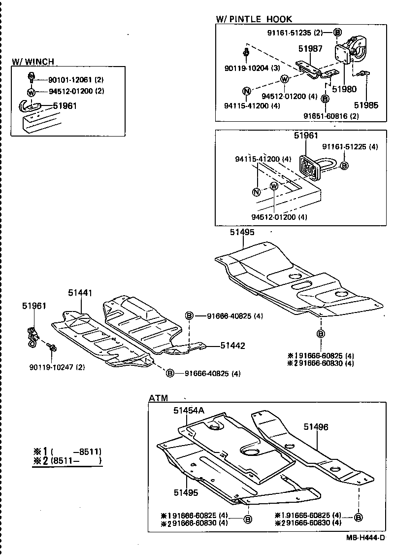  LAND CRUISER S T H T |  SUSPENSION CROSSMEMBER UNDER COVER