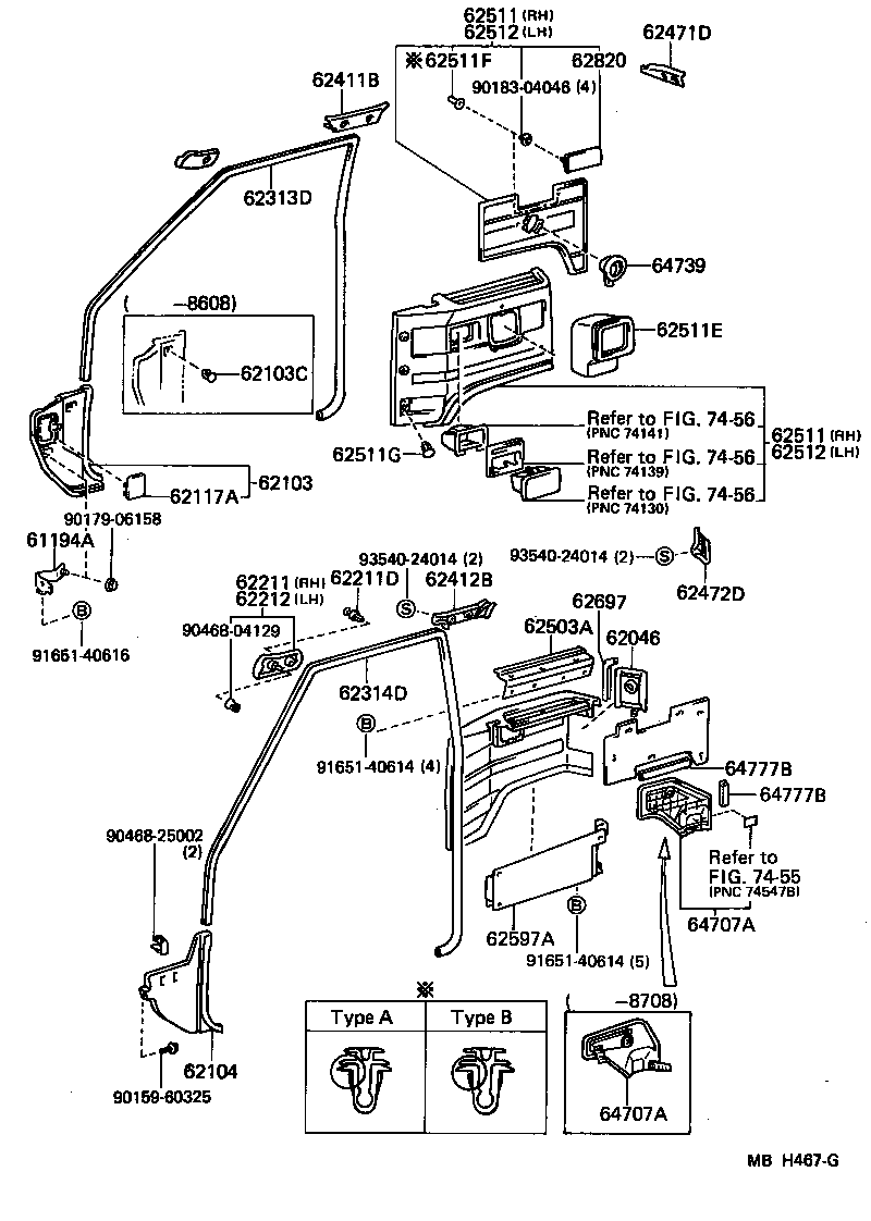  LAND CRUISER S T H T |  INSIDE TRIM BOARD