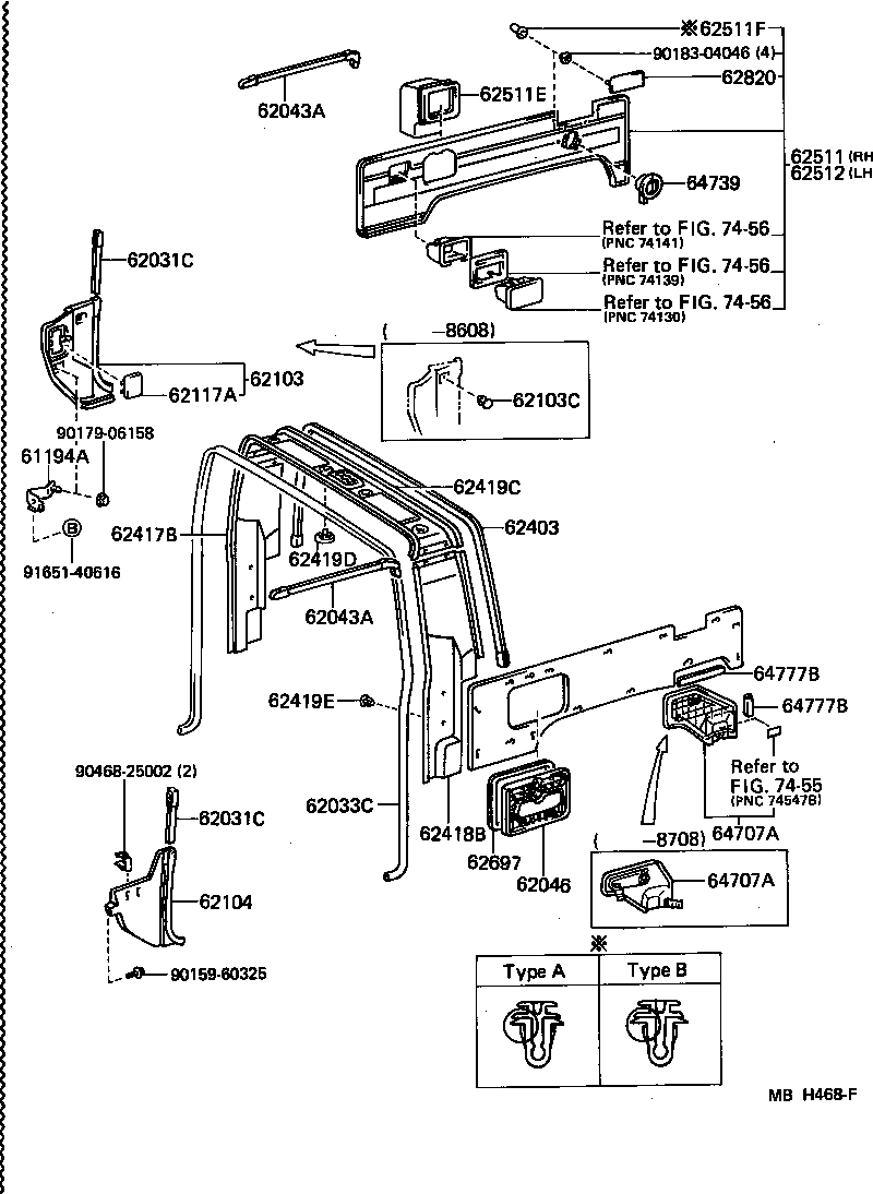  LAND CRUISER S T H T |  INSIDE TRIM BOARD