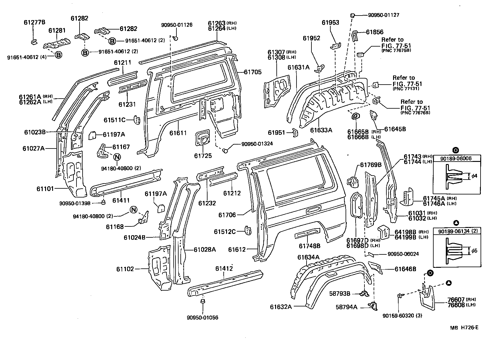  LAND CRUISER S T H T |  SIDE MEMBER