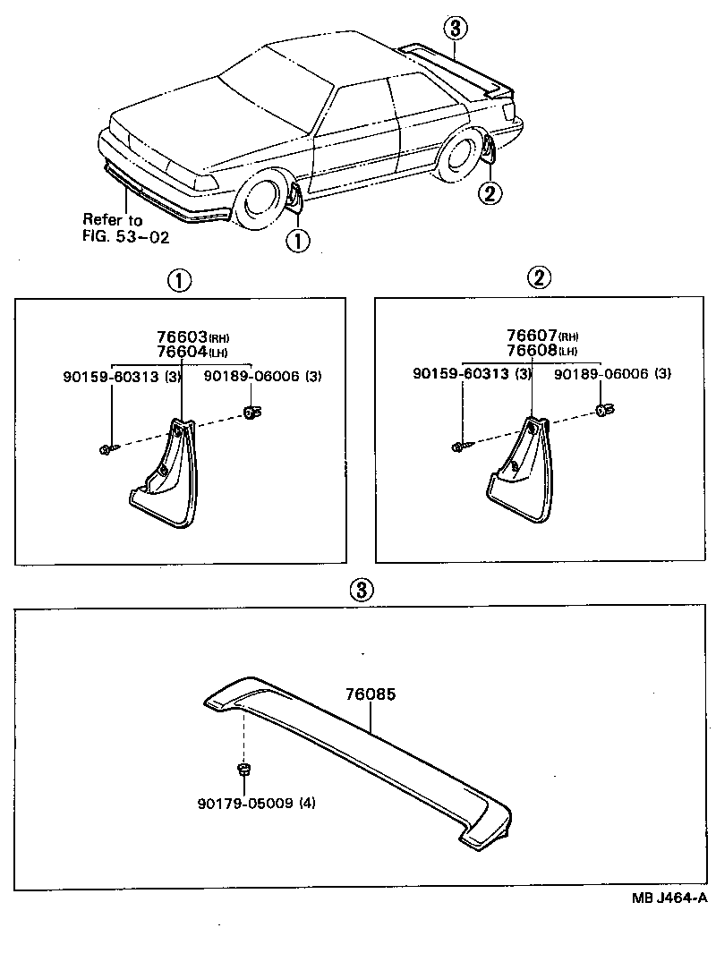  CARINA ED |  MUDGUARD SPOILER