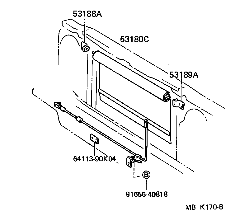  LAND CRUISER S T H T |  RADIATOR SUPPORT WIND GUIDE