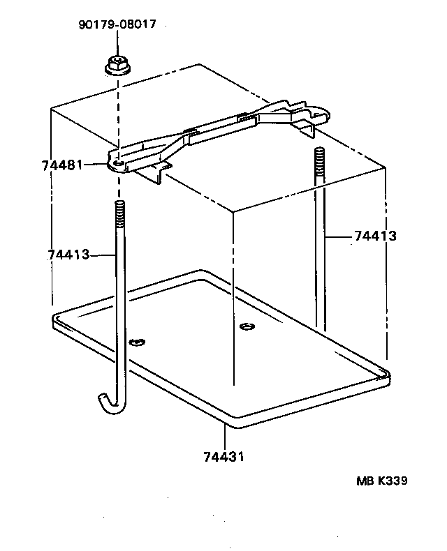  DYNA TOYOACE QUICK |  BATTERY CARRIER