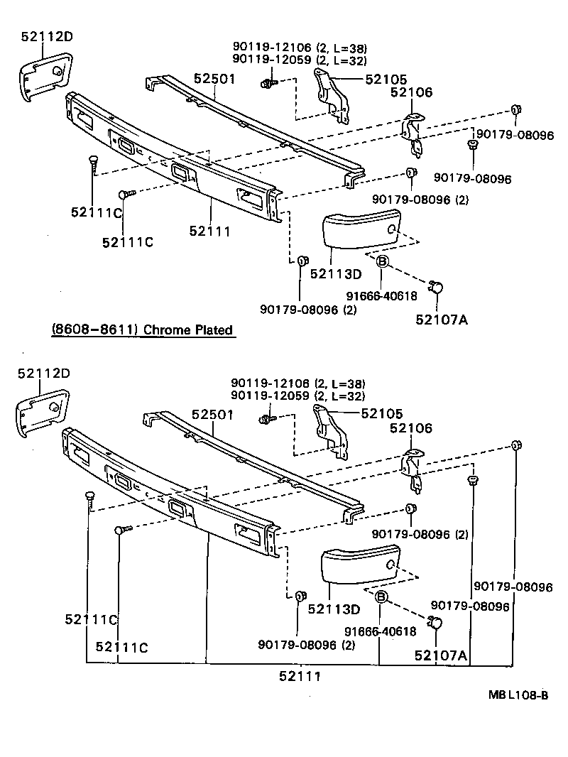  HILUX |  FRONT BUMPER BUMPER STAY