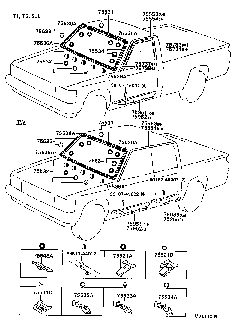  HILUX |  MOULDING