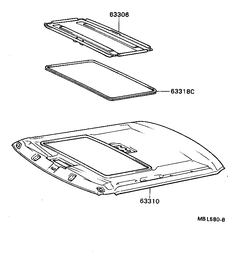  CARINA ED |  ROOF HEADLINING SILENCER PAD