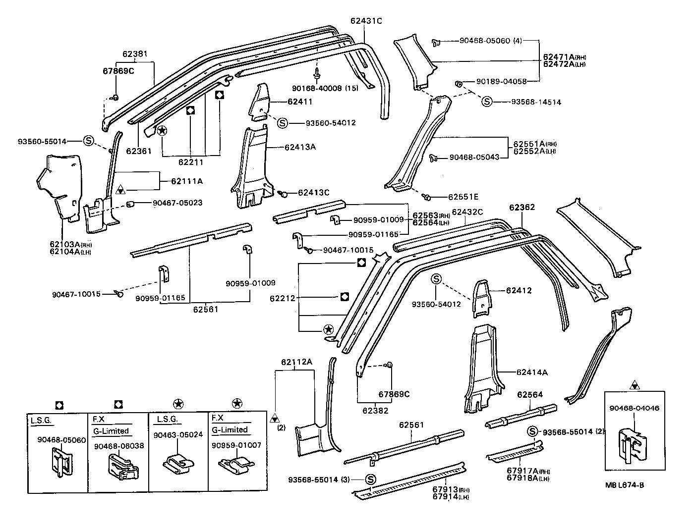  CARINA ED |  INSIDE TRIM BOARD DOOR OPENING TRIM MOULDING
