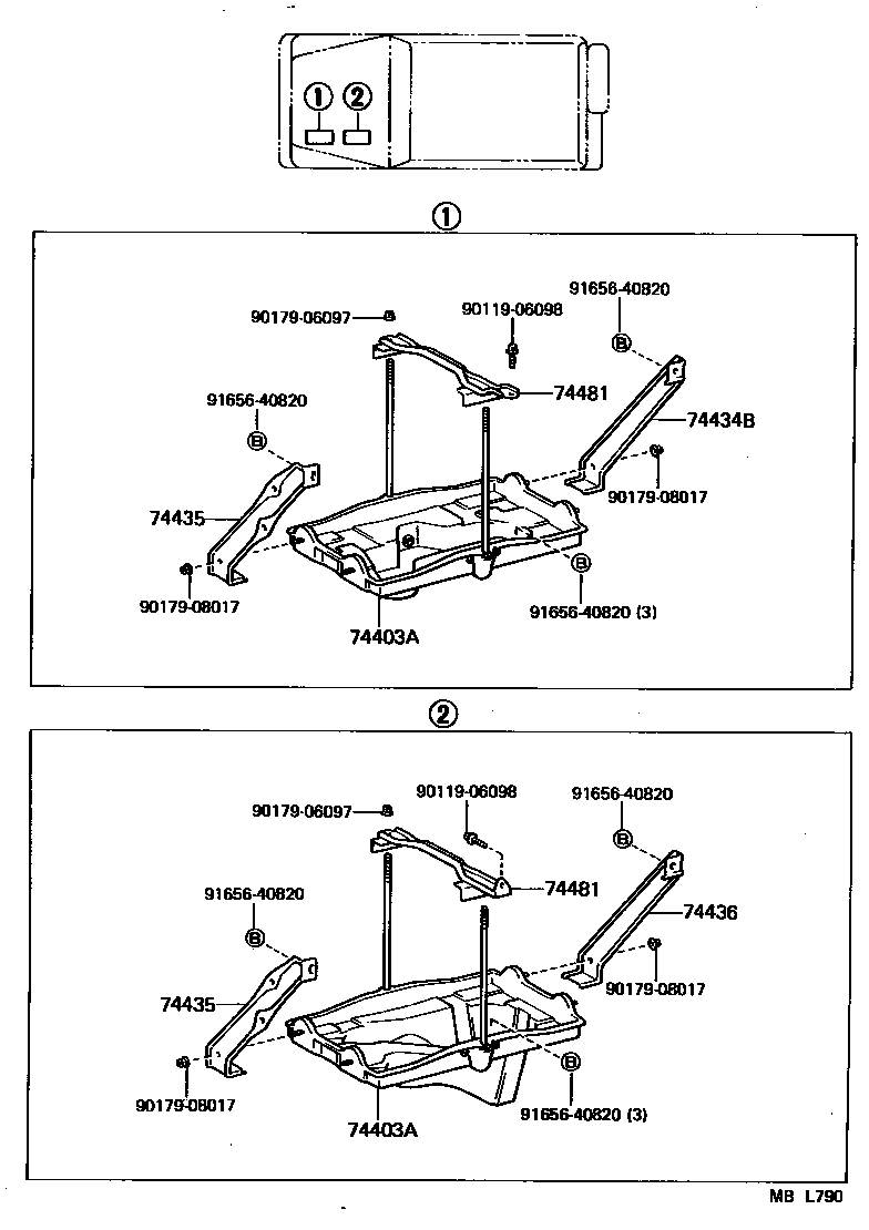  LAND CRUISER S T H T |  BATTERY CARRIER