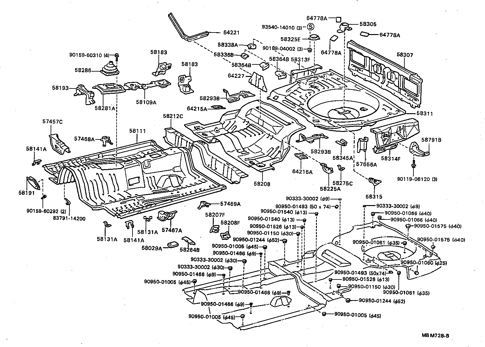  SOARER |  FLOOR PAN LOWER BACK PANEL