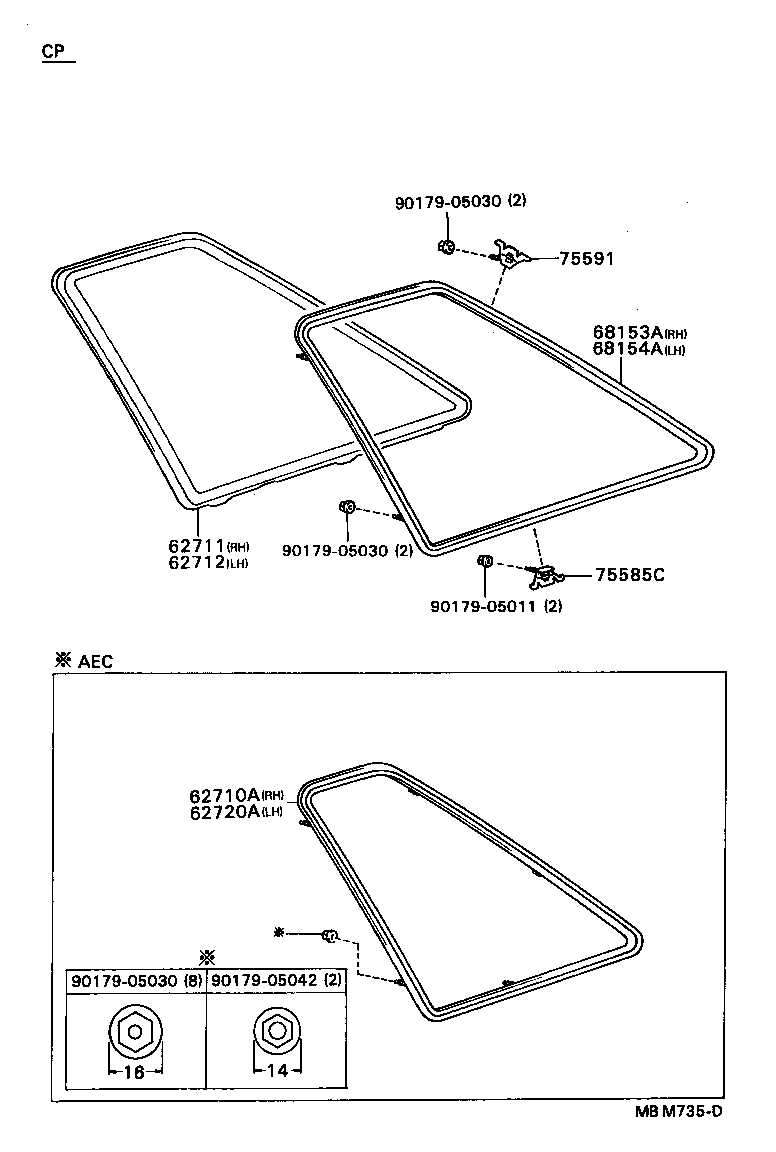  SOARER |  QUARTER WINDOW