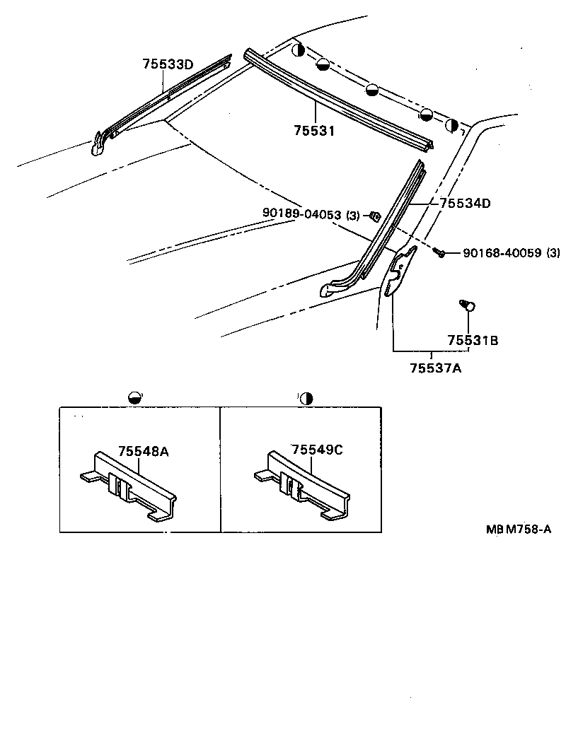  SOARER |  FRONT MOULDING