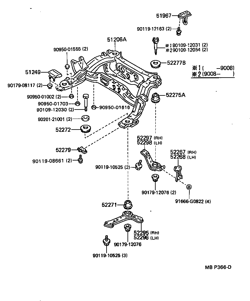  MARK 2 |  SUSPENSION CROSSMEMBER UNDER COVER