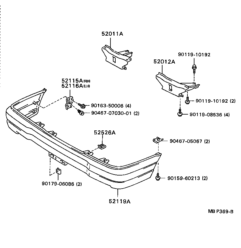  MARK 2 |  FRONT BUMPER BUMPER STAY