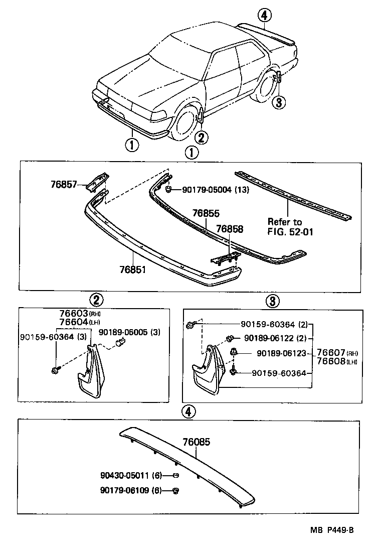  CRESTA |  MUDGUARD SPOILER