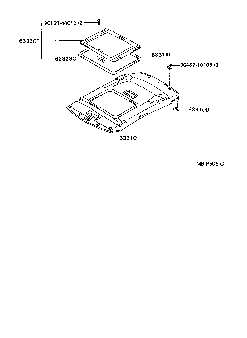  MARK 2 |  ROOF HEADLINING SILENCER PAD