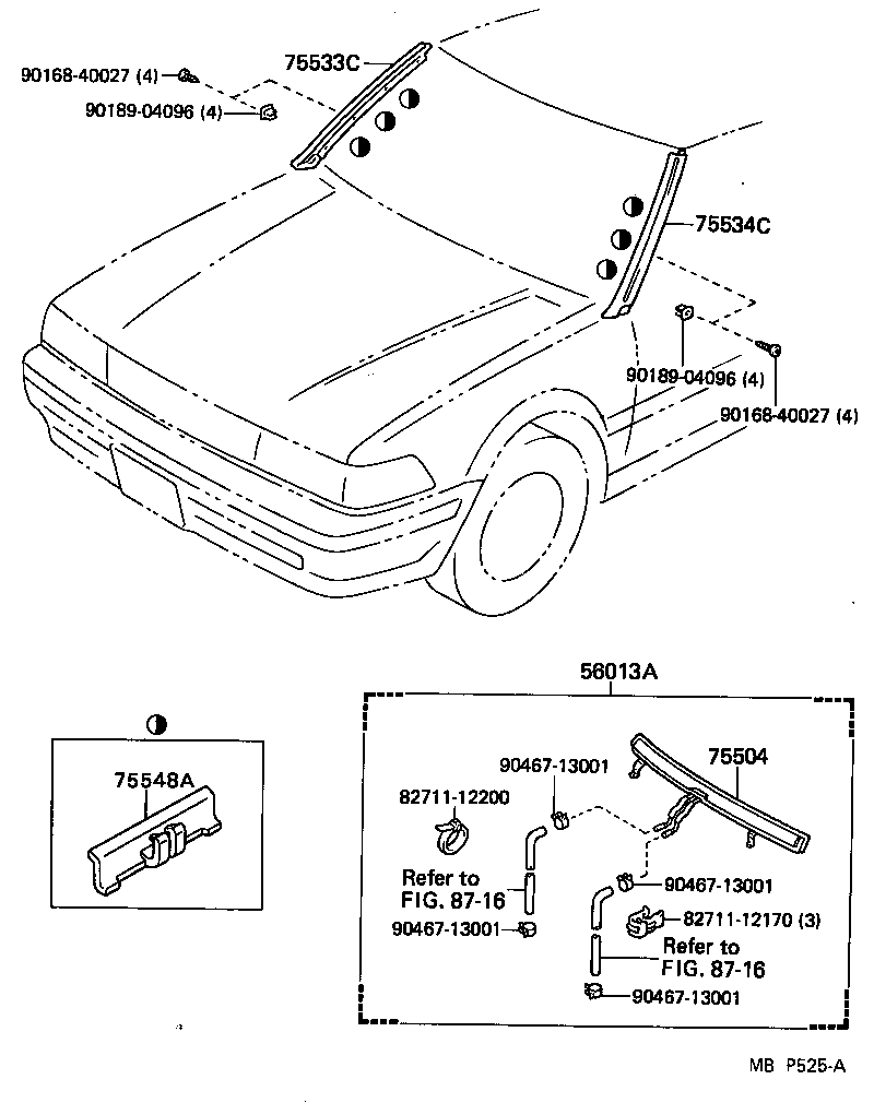  CHASER |  FRONT MOULDING