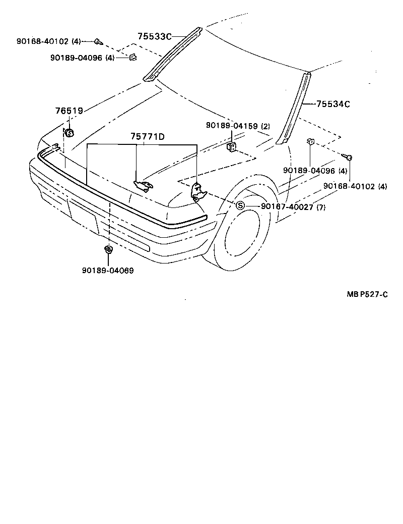  MARK 2 |  FRONT MOULDING