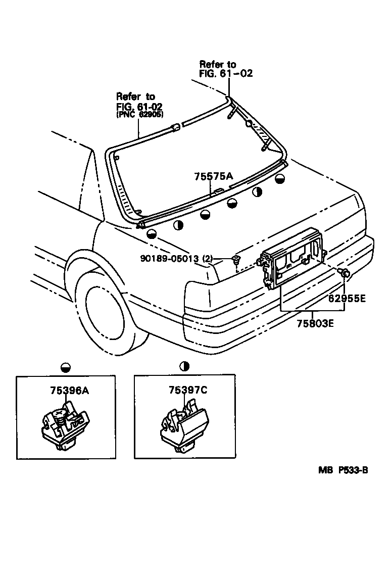  MARK 2 |  REAR MOULDING