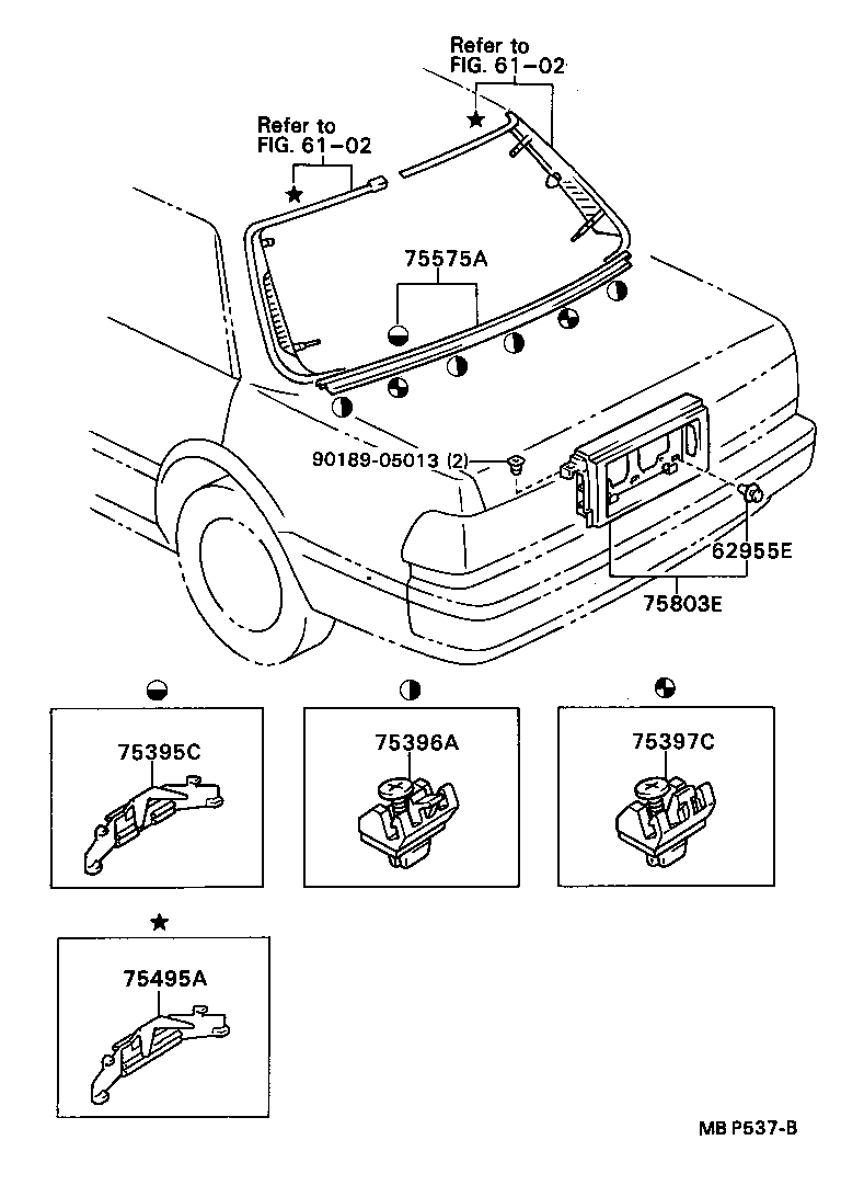  MARK 2 |  REAR MOULDING