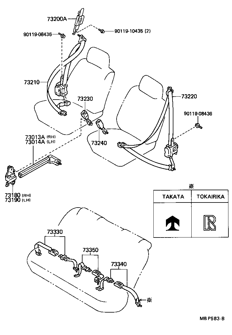  MARK 2 |  SEAT BELT CHILD RESTRAINT SEAT