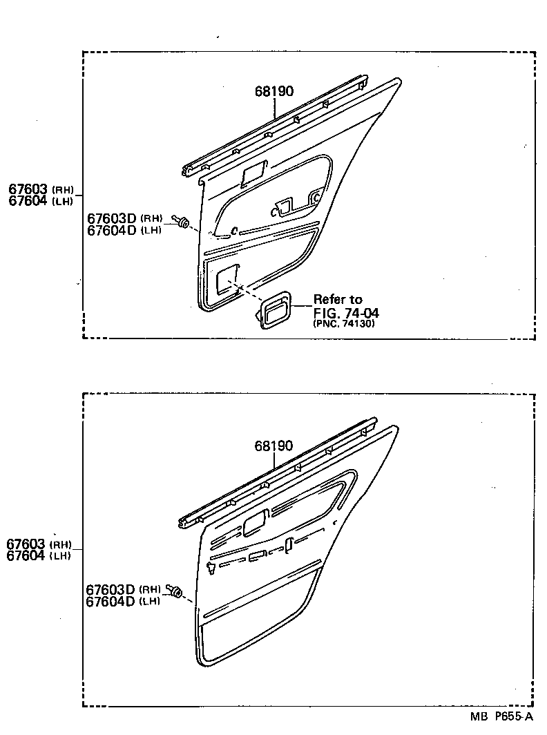  CHASER |  REAR DOOR PANEL GLASS