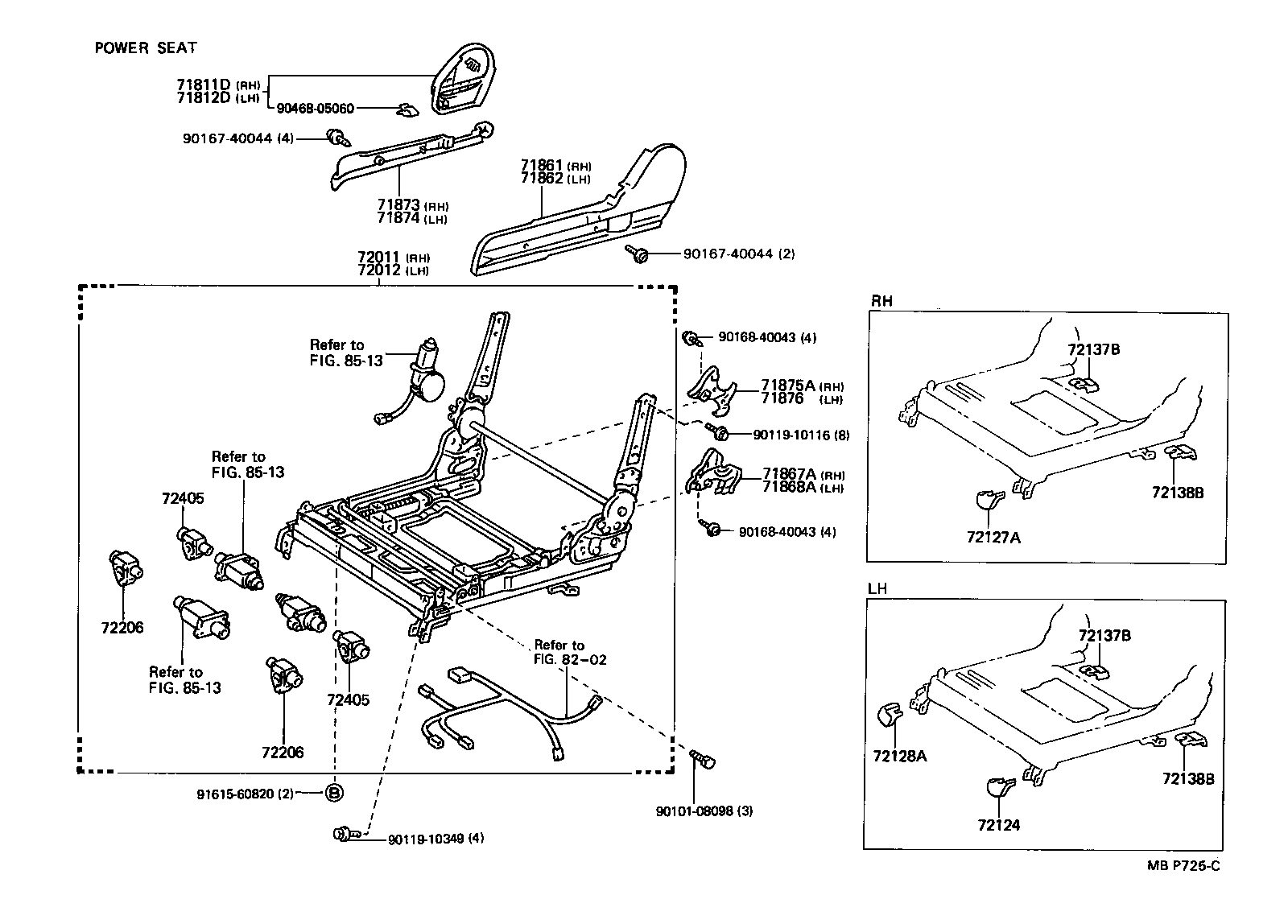  CHASER |  FRONT SEAT SEAT TRACK