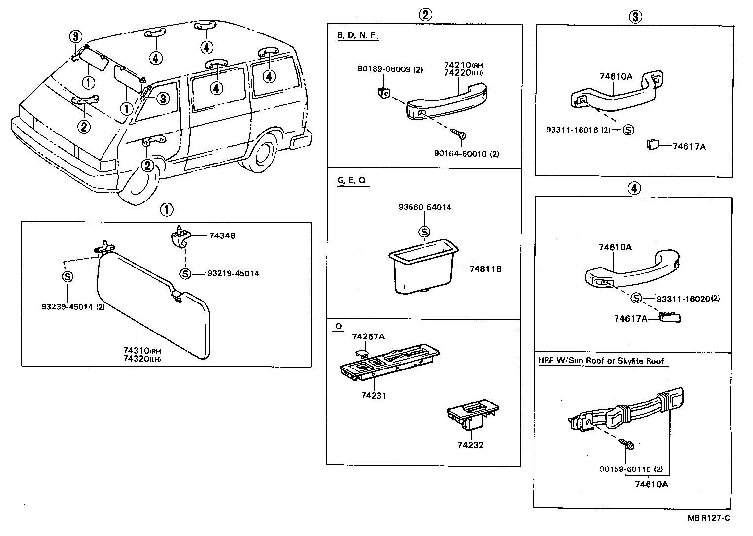  TOWN MASTERACE V WG |  ARMREST VISOR