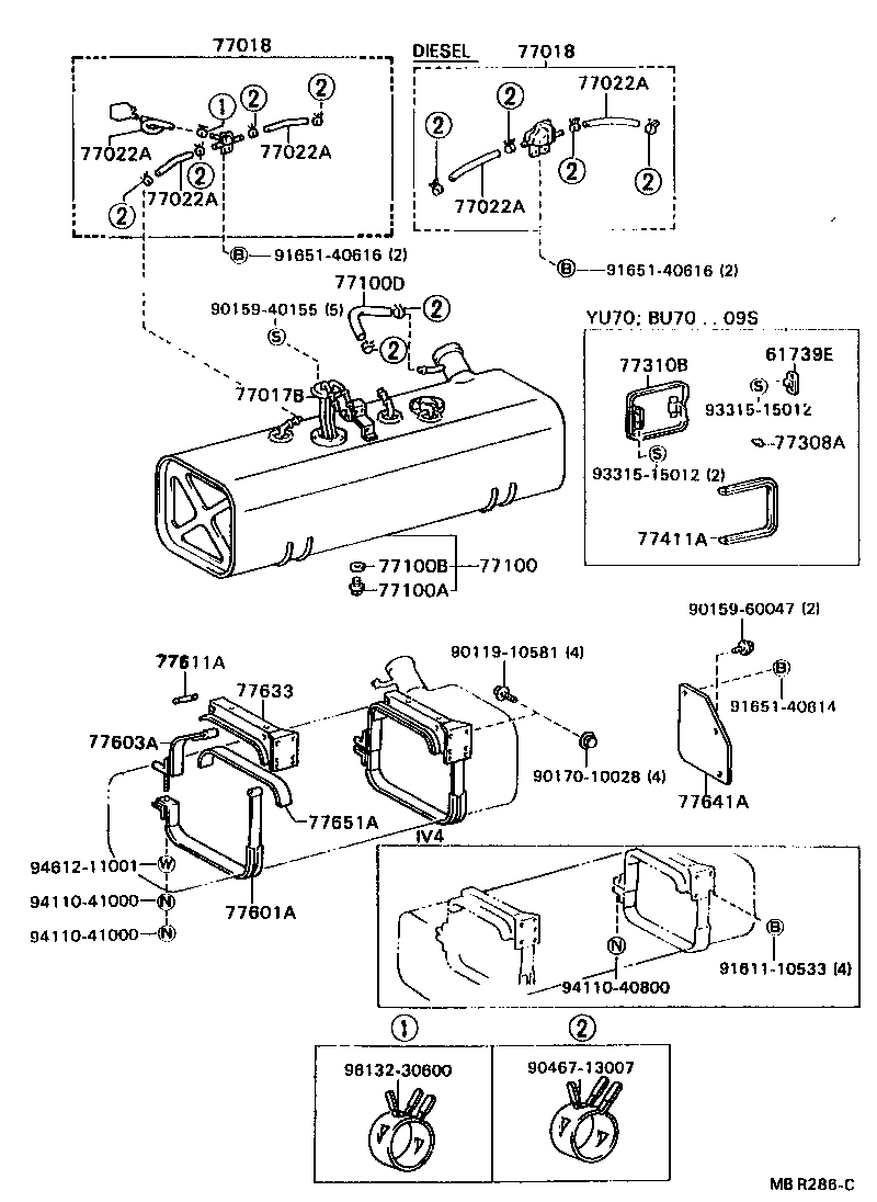  DYNA TOYOACE |  FUEL TANK TUBE
