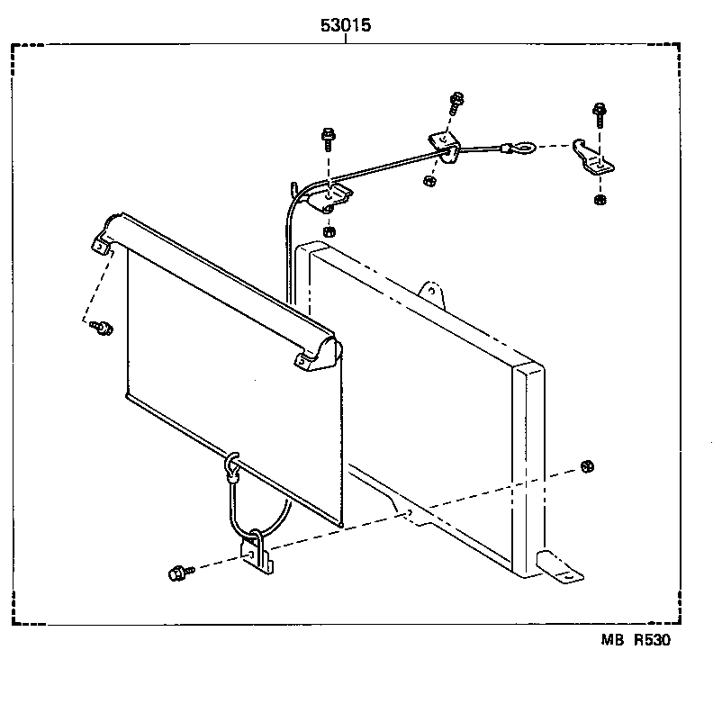  LITEACE VAN WAGON |  RADIATOR SUPPORT WIND GUIDE