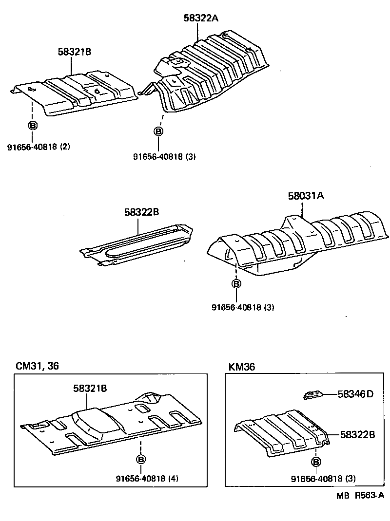  LITEACE VAN WAGON |  FLOOR INSULATOR