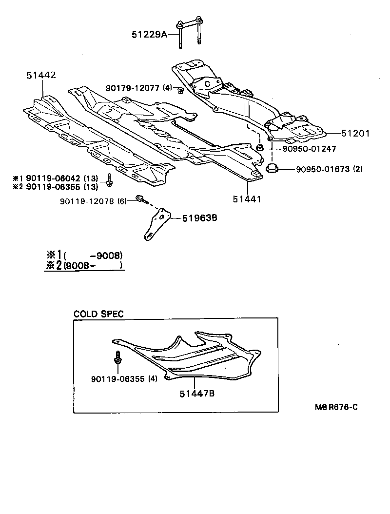  MARK 2 V WG |  SUSPENSION CROSSMEMBER UNDER COVER