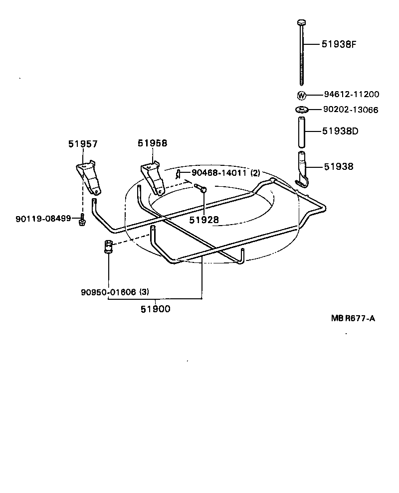  MARK 2 V WG |  SPARE WHEEL CARRIER
