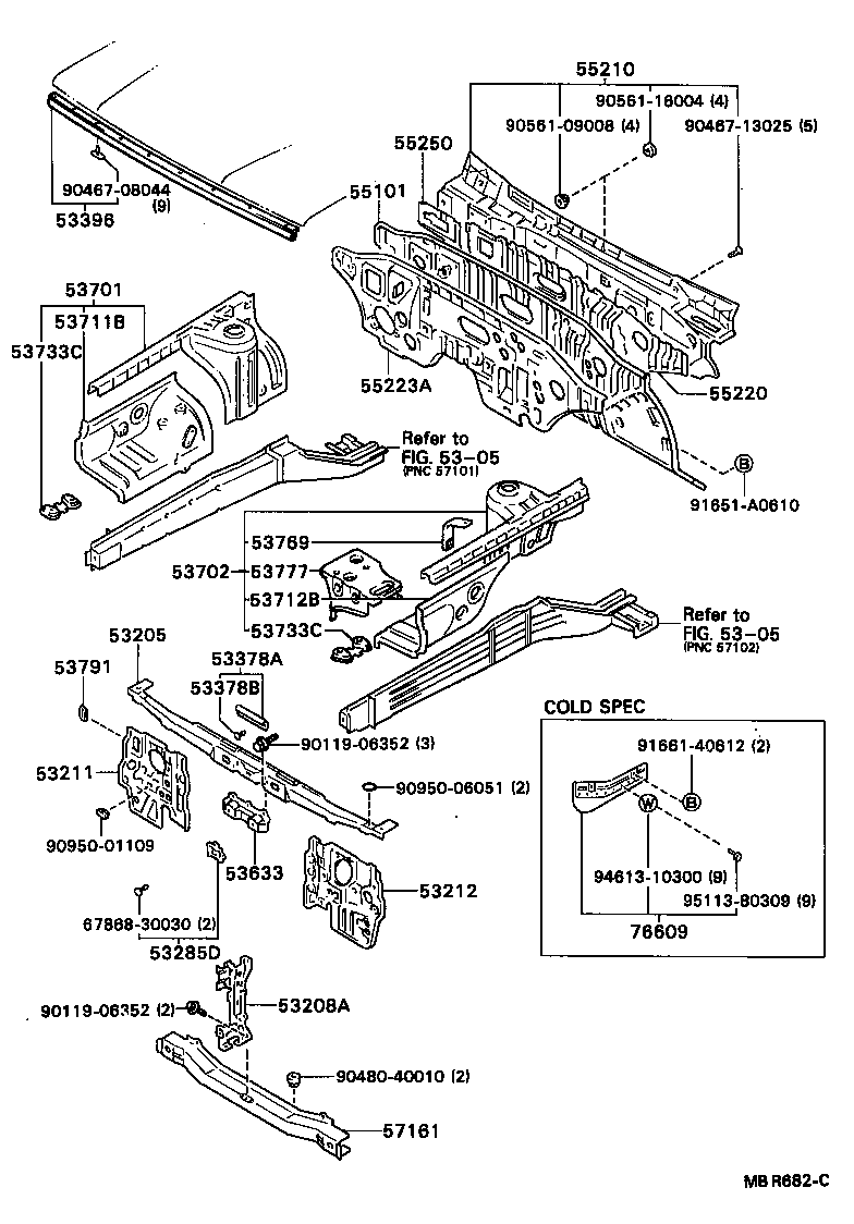  MARK 2 V WG |  FRONT FENDER APRON DASH PANEL