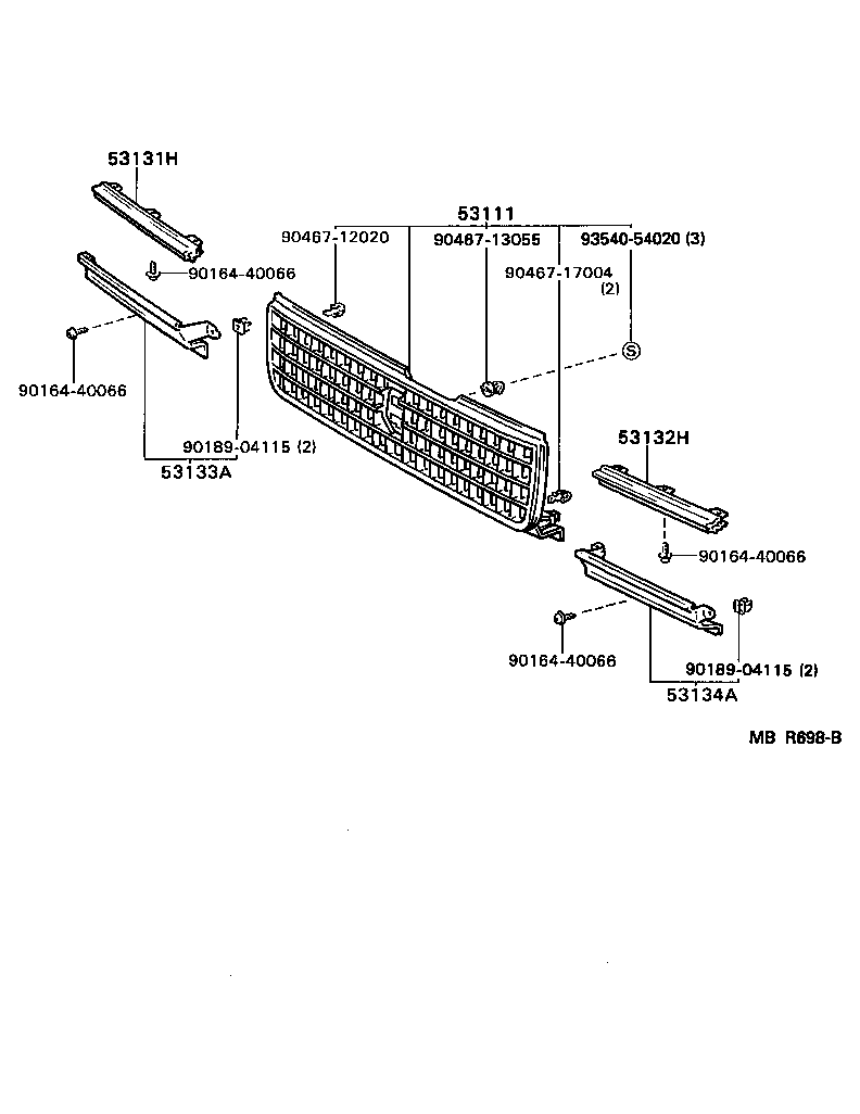  MARK 2 V WG |  RADIATOR GRILLE