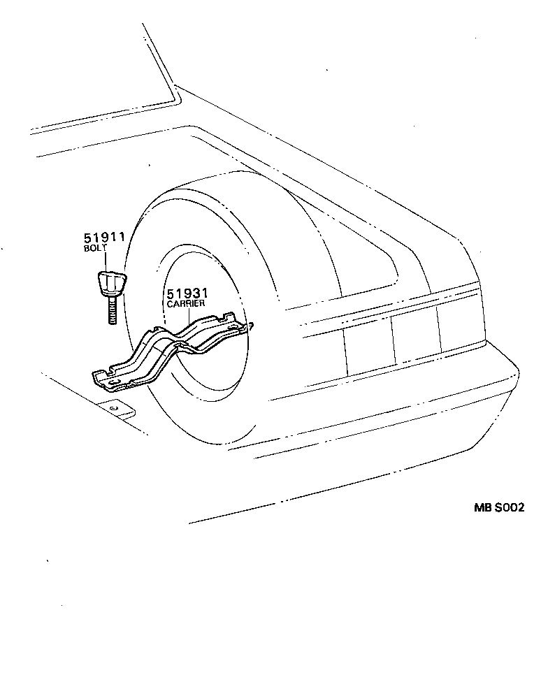  CENTURY |  SPARE WHEEL CARRIER