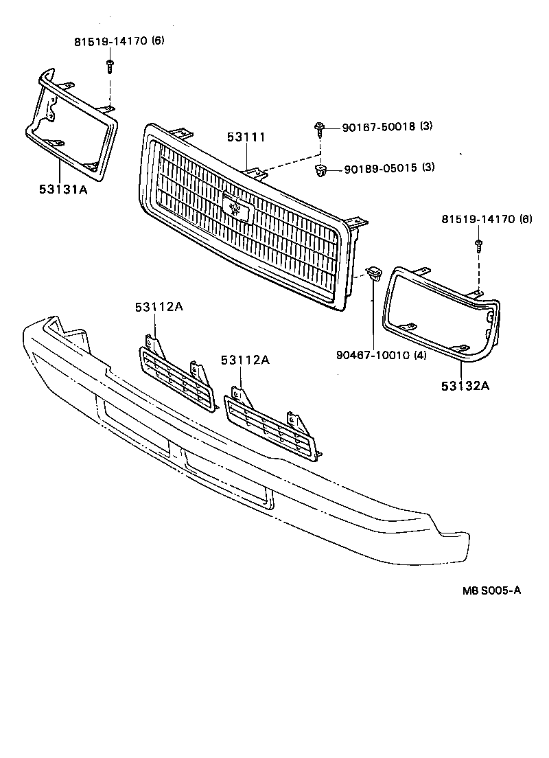  CENTURY |  RADIATOR GRILLE