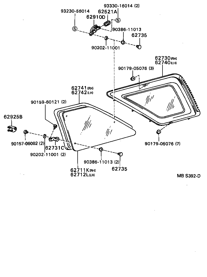  HILUX |  SIDE WINDOW