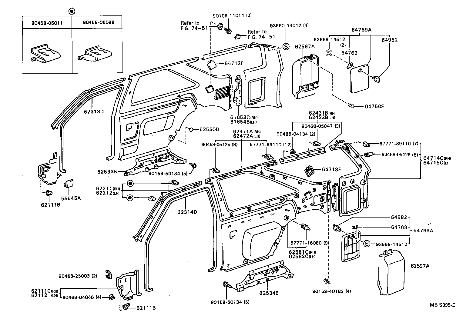  HILUX |  INSIDE TRIM BOARD