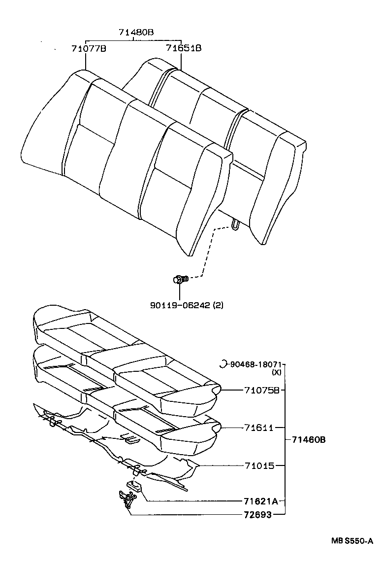  SPRINTER |  REAR SEAT SEAT TRACK