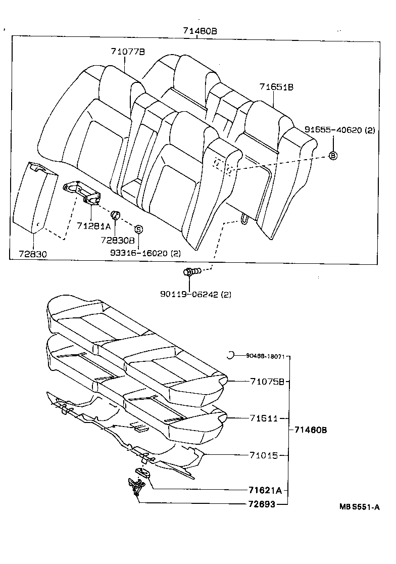  SPRINTER |  REAR SEAT SEAT TRACK