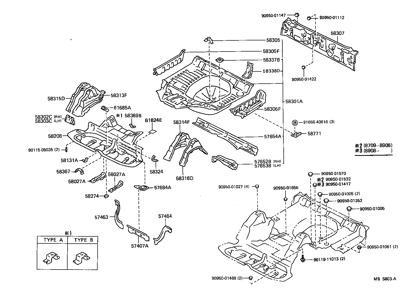  CROWN |  FLOOR PAN LOWER BACK PANEL